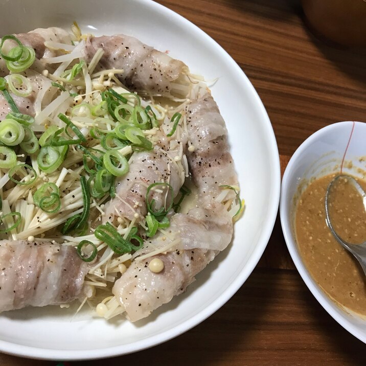 電子レンジで簡単もやしとえのき豚バラ巻き レシピ 作り方 By みちこ8786 楽天レシピ